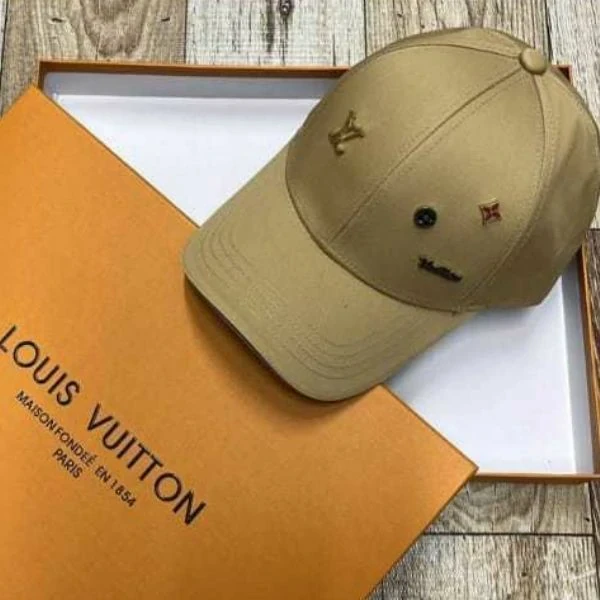 An Elegant Louis Vuitton Cap in Beige Color